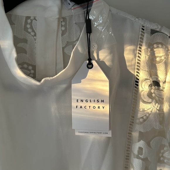 English Factory White Lace Layered Dress. NWT - Picture 5 of 8